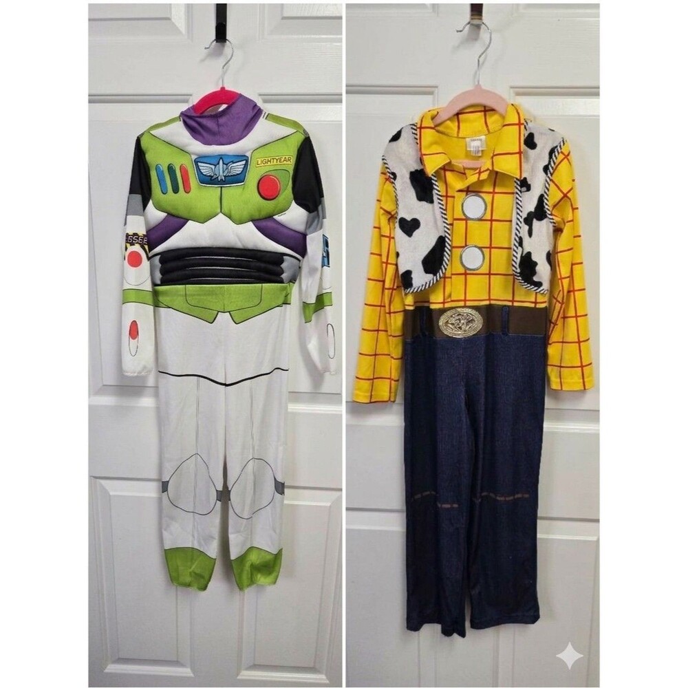 Disguise Toy Story Woody & Buzz Lightyear Costume Bundle - Size Small (4-6)